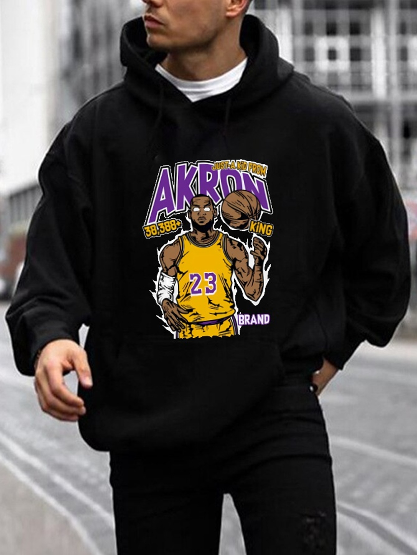 Sport Hoodies Pullover NBA 3D Lakers players Kobe Bryant Fashion Print Men  NBA Long Sleeve Clothing Sweatshirts,5X-Large : : Fashion