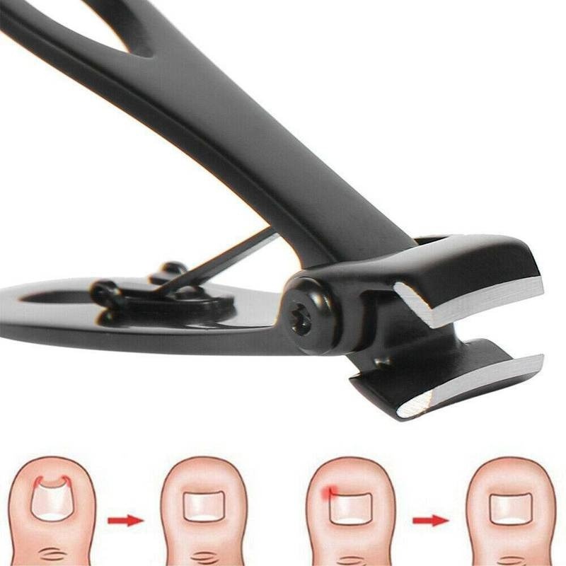 Thick Nail Clippers Wide Jaw Nail Cutter for Thick Toenails Fingernails,  Stainless Steel Heavy Duty Finger Toe Nail Clipper Trimmer for Men Seniors  Adults 