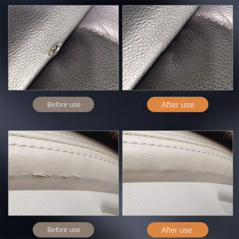 Leather Repair Kit Car Seat Aging Cracking Wear No Trace Sofa Hole Refurbished