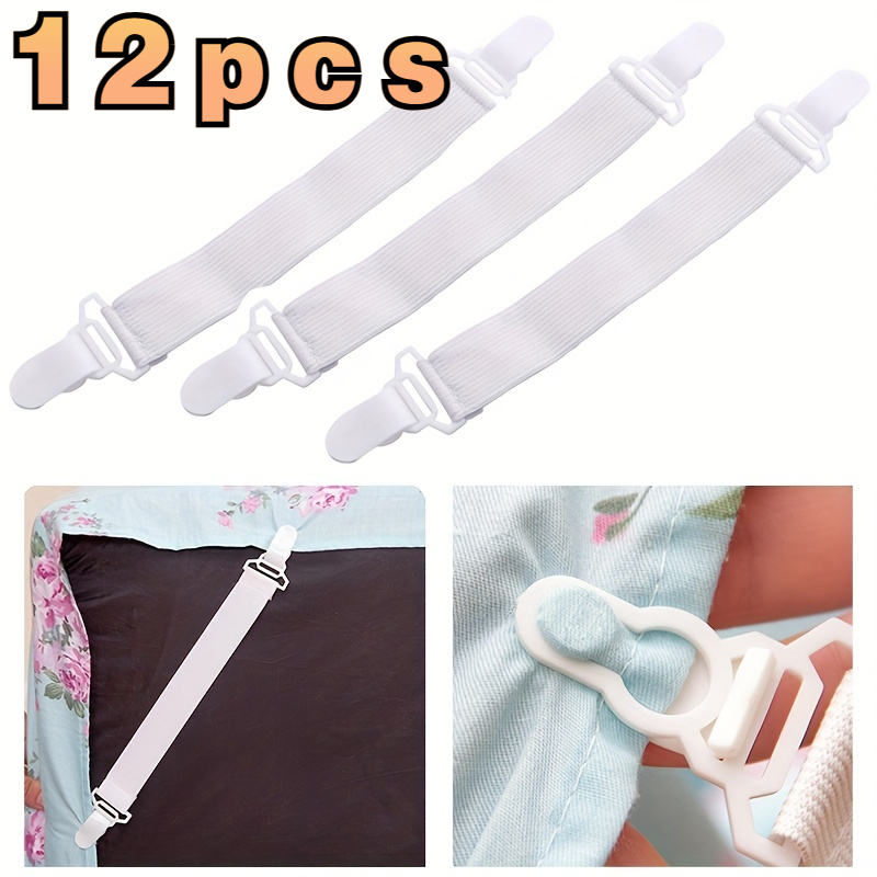 4PCS Adjustable Bed Sheet Clips Cover Grippers Holder Mattress Duvet  Blanket Fastener Straps Fixing Slip-Resistant Belt - AliExpress