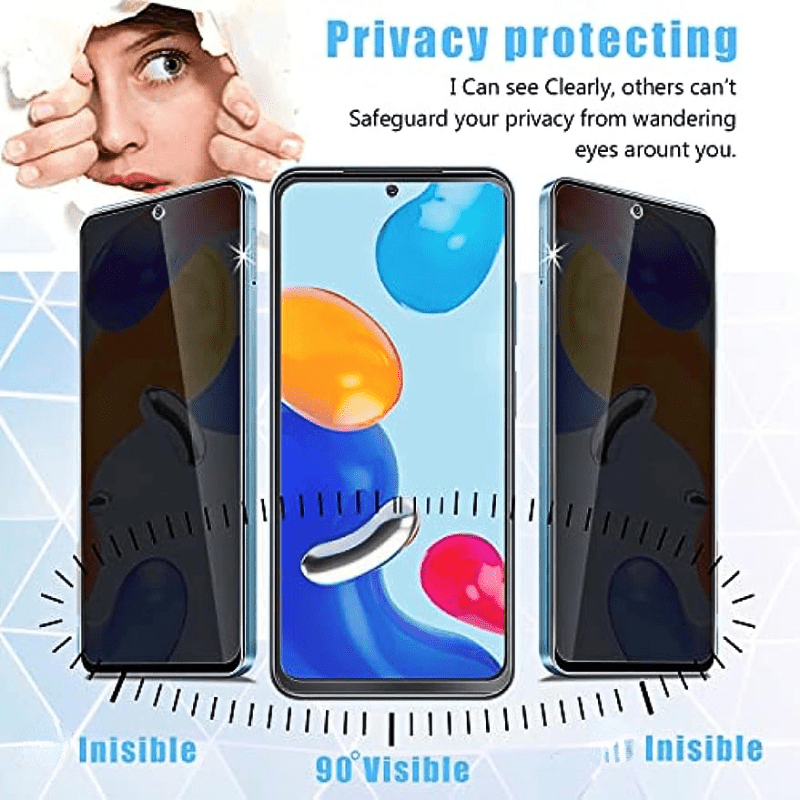 2pzas Protector Pantalla Vidrio Templado Xiaomi Redmi 9 10 - Temu