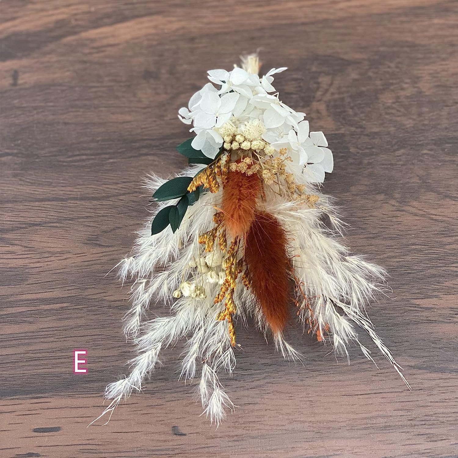 YOBEKI Mini Dried Flower Bouquet | Small Milk Bottle Arrangement | Table  Decoration | letterbox Gift | Pampas | Bunny Tails | Boho Cake Flowers  (Style