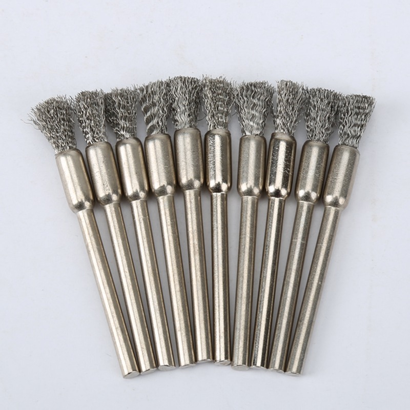 Stainless steel rotary 2024 wire brush