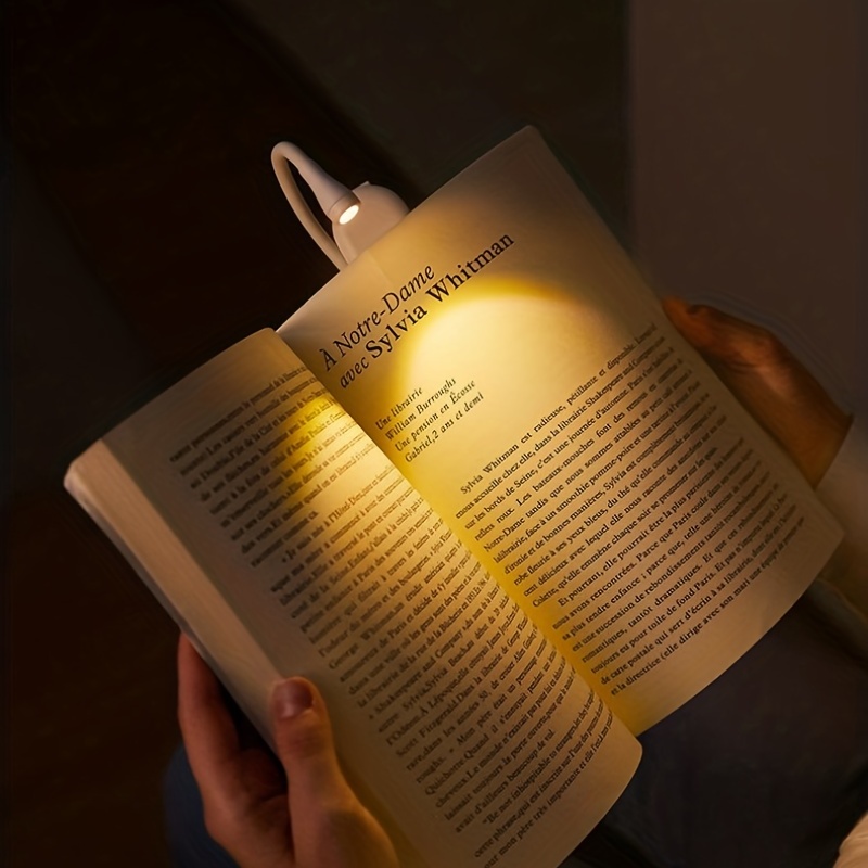 1 Pieza Luz Led Libros Lámpara Clip Luz Lectura Potente - Temu Mexico
