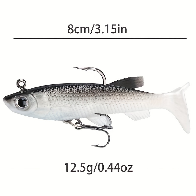 Artificial Rubber Baits Fishing Soft Silicone Hook Pike Lure
