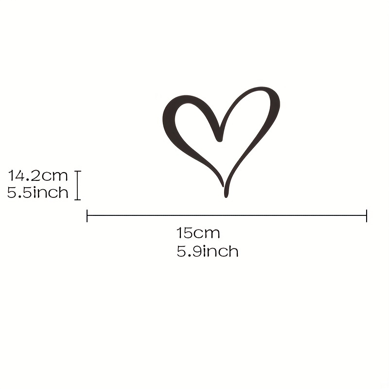 Love Heart Reflective Car Sticker Waterproof Vinyl Decal Temu Australia