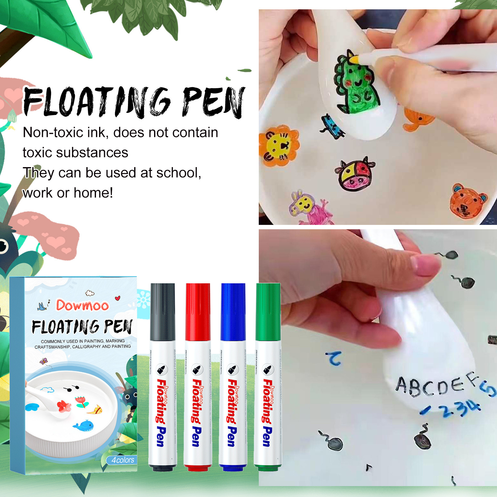 Water Painting Color Floating Pens, Watercolor Pens Color Mark