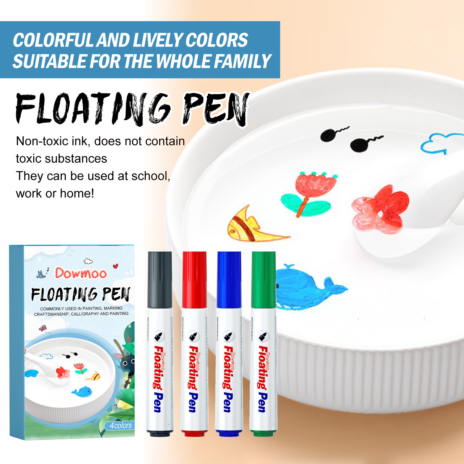 Floating Pen Fun Children's Educational Water Painting - Temu