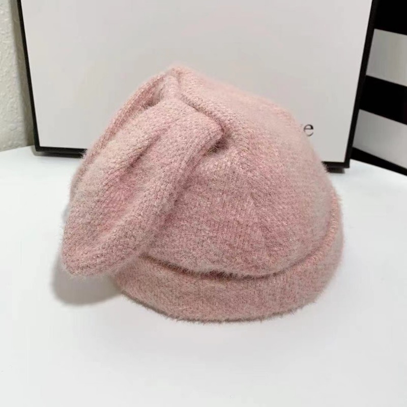 Bonnet oreilles de lapin Kawaii pour femmes et filles, casquettes