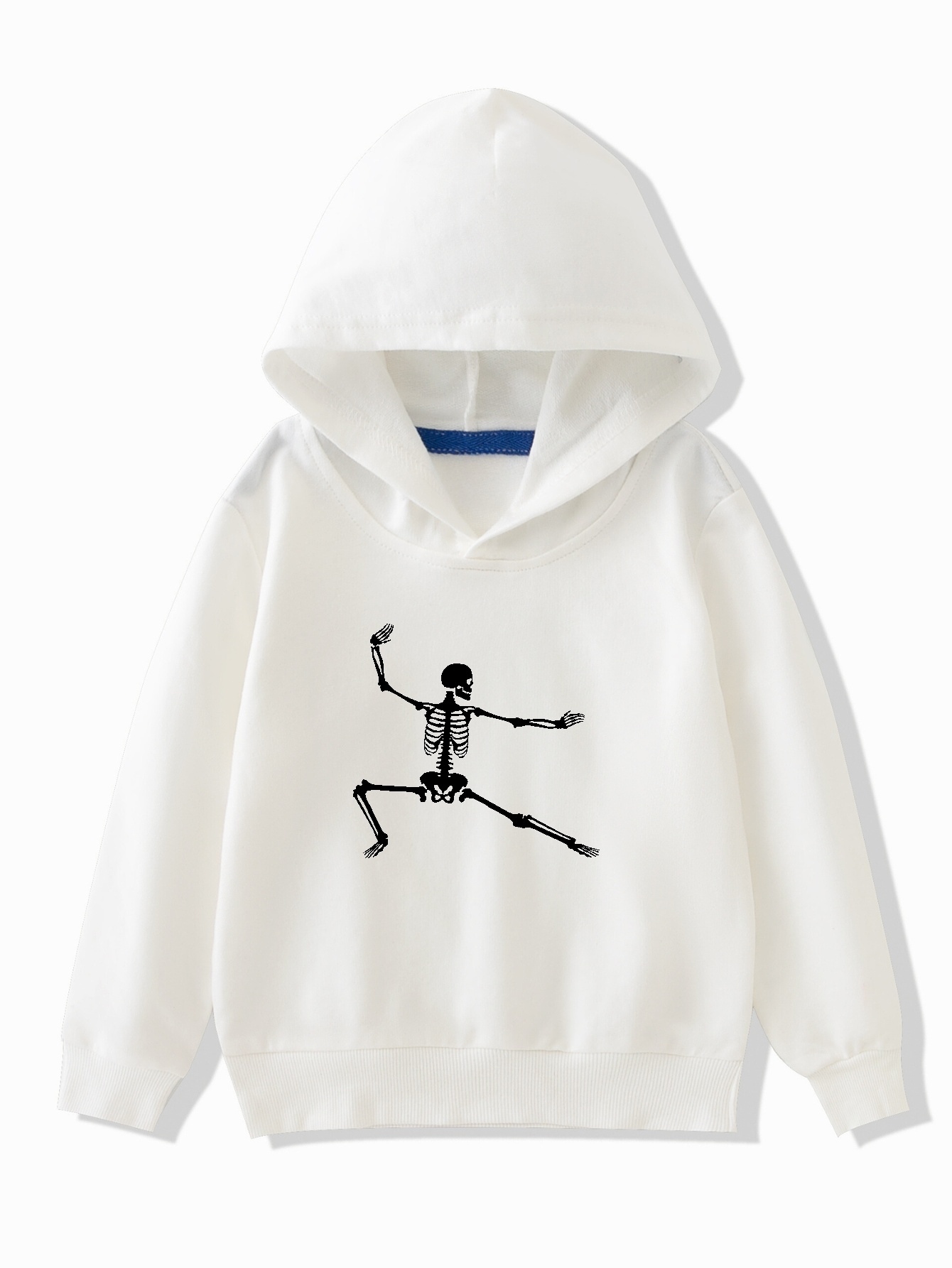 Kongfu Skeleton Print Girl Hoodie Comfy Fit Halloween Party Temu