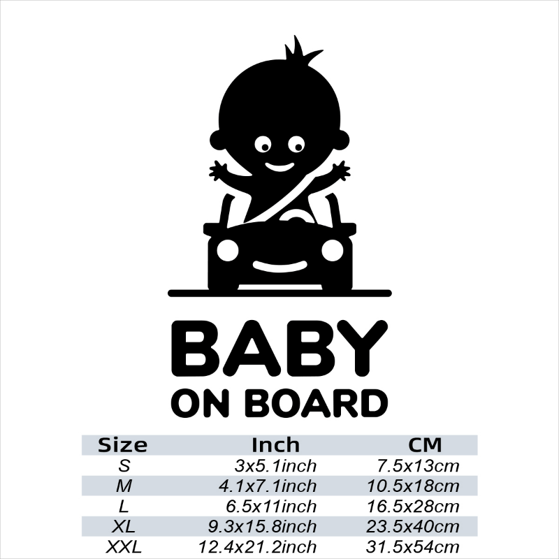1 Stück Baby On Board Autoaufkleber Autotüren Und Fenster