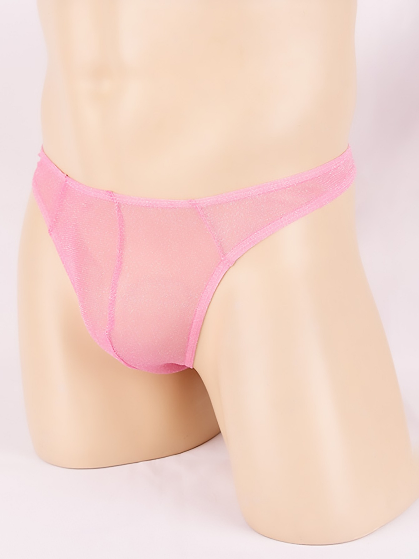dmqupv Men Underwear Cotton Men's Lace Thong Sex Panties Panties  Transparent Men's T Pants Underwear Underwear Men Small Pink 4X-Large