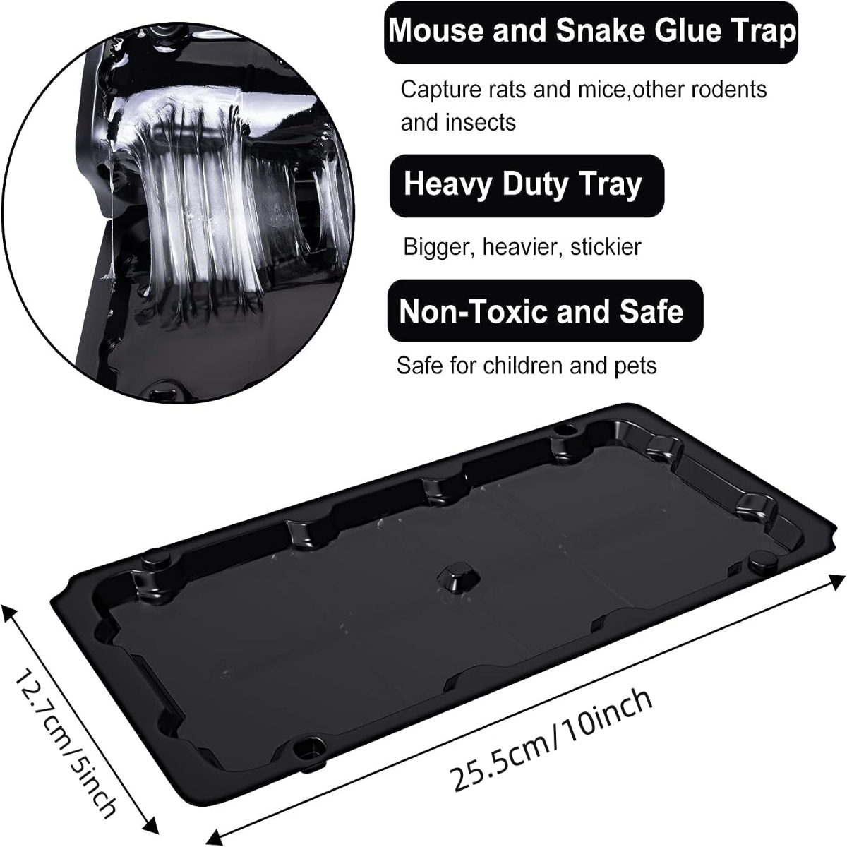 2024 New - Rat & Mouse Glue Traps 24Pk, Large Bulk Rat Traps