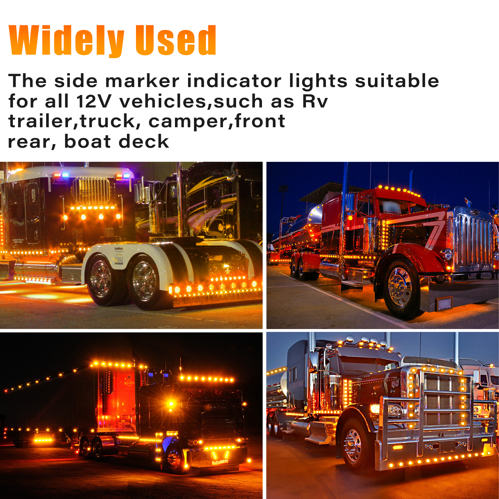 2x 12V 36 LED Auto Innenbeleuchtung Streifen Bar Bus Caravan Truck