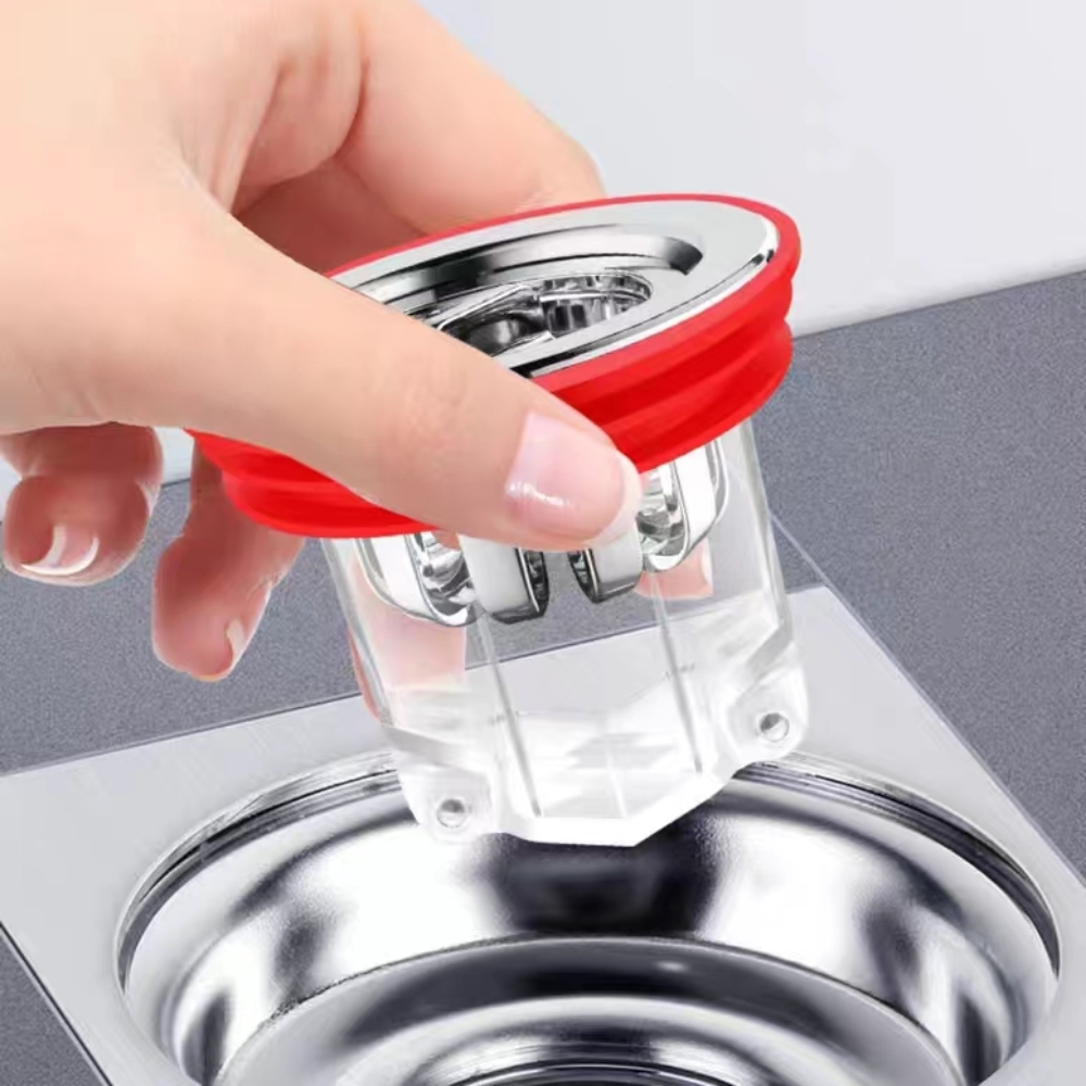tuyau d'égout anti-odeur déodorant silicone anneau de douche couvercle de  vidange machine à laver piscine égouttoir