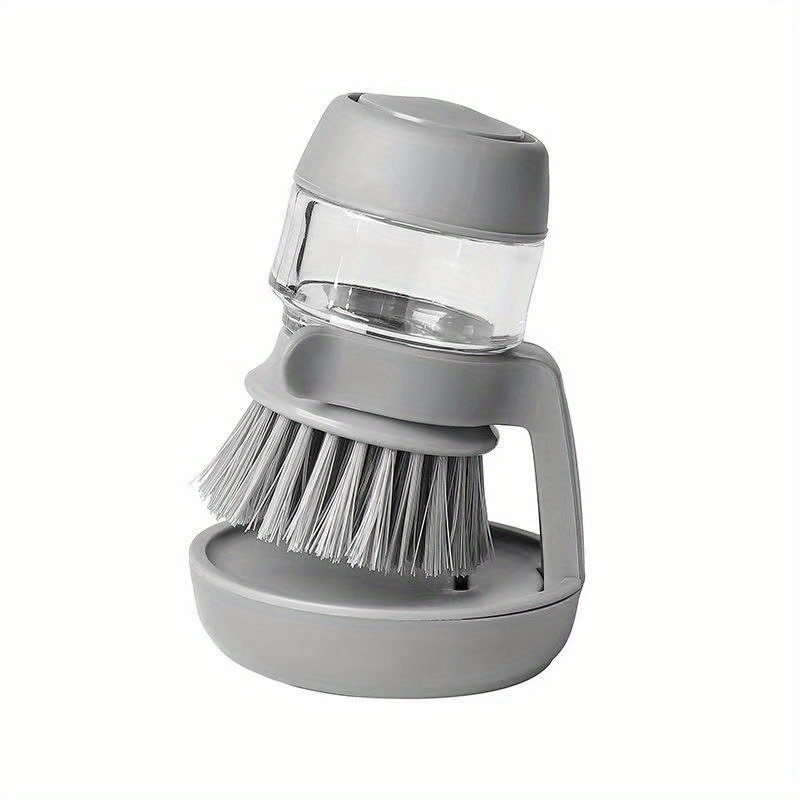 1pc Color Random Soap Dispensing Brush, Automatic Dish Scrubber,  Multi-purpose Kitchen Cleaning Tool