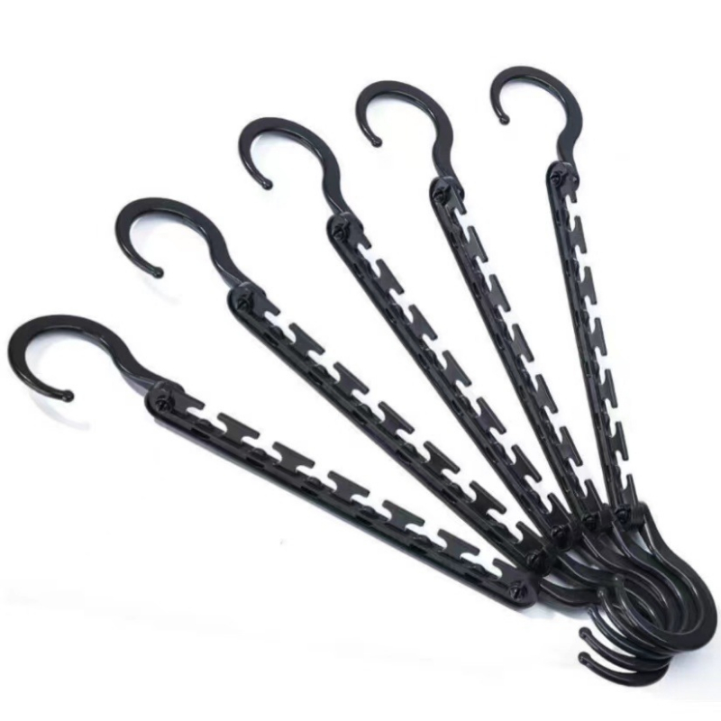 5pcs Folding Magic Hanger ABS Plastic Multifunctional Drying Rack