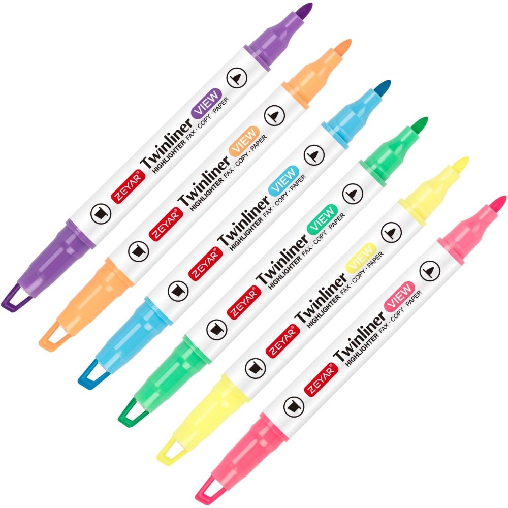 Zeyar Highlighter Pen, Cream Colors Chisel Tip, Aesthetic Highlighter  Marker, Water Based, Quick Dry, No Bleed, For Bible Study Notes School  Office - Temu Belgium