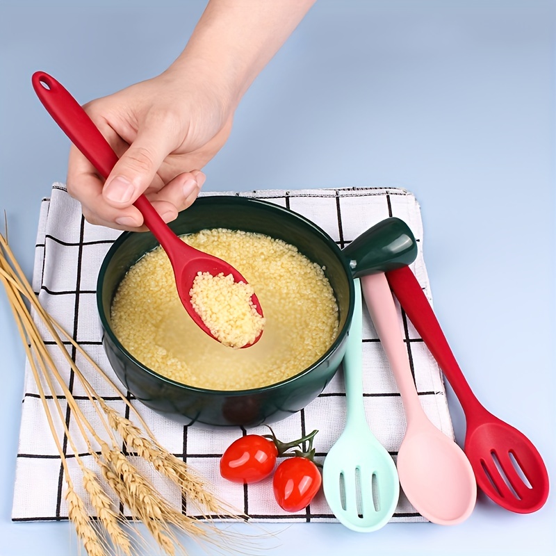 Stirring Spoon Multi Purpose Silicone Plastic For Household - Temu