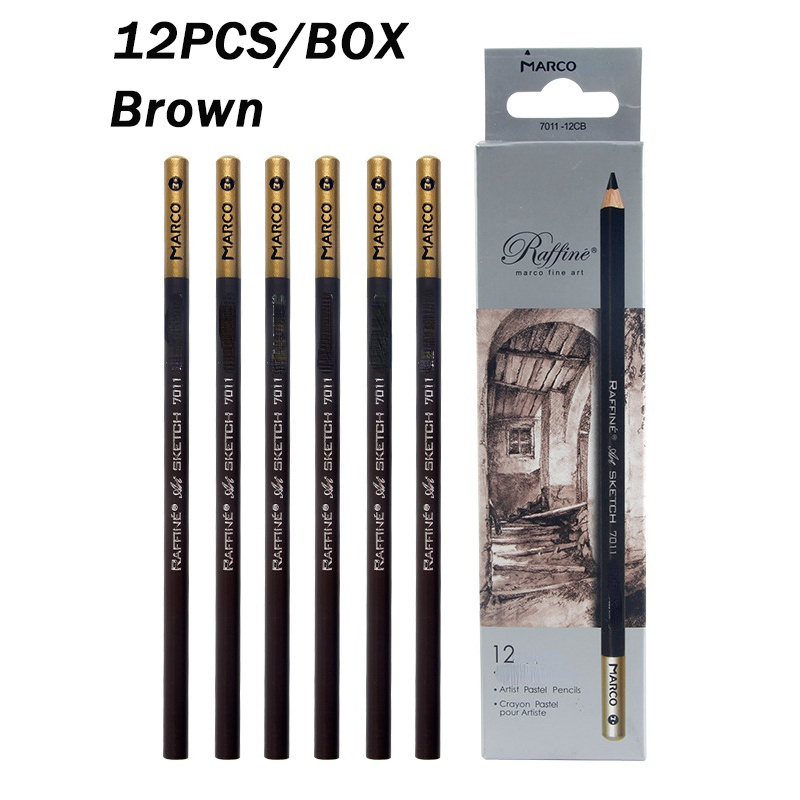 Marie's Artist Pencils 12b/14b/16b With Intense Black - Temu