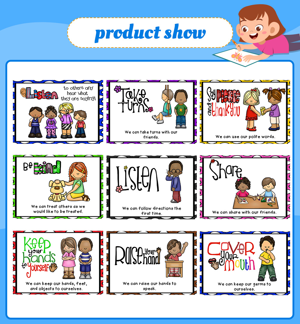 Class Rules Poster Classroom Classroom Rules Poster Middle Temu