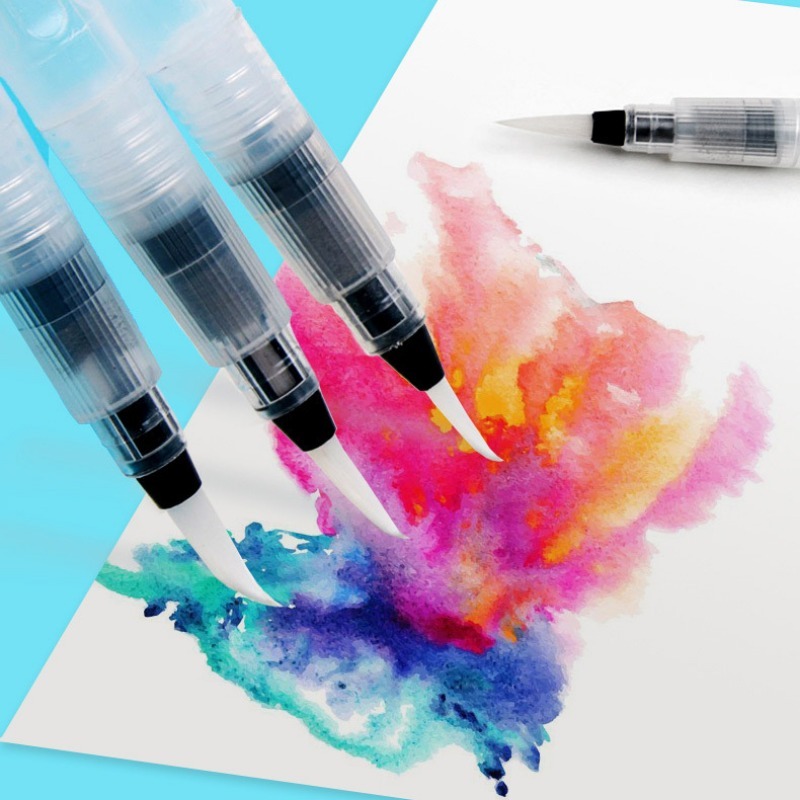 Self adhesive Water Pens Solid Watercolor Painting - Temu
