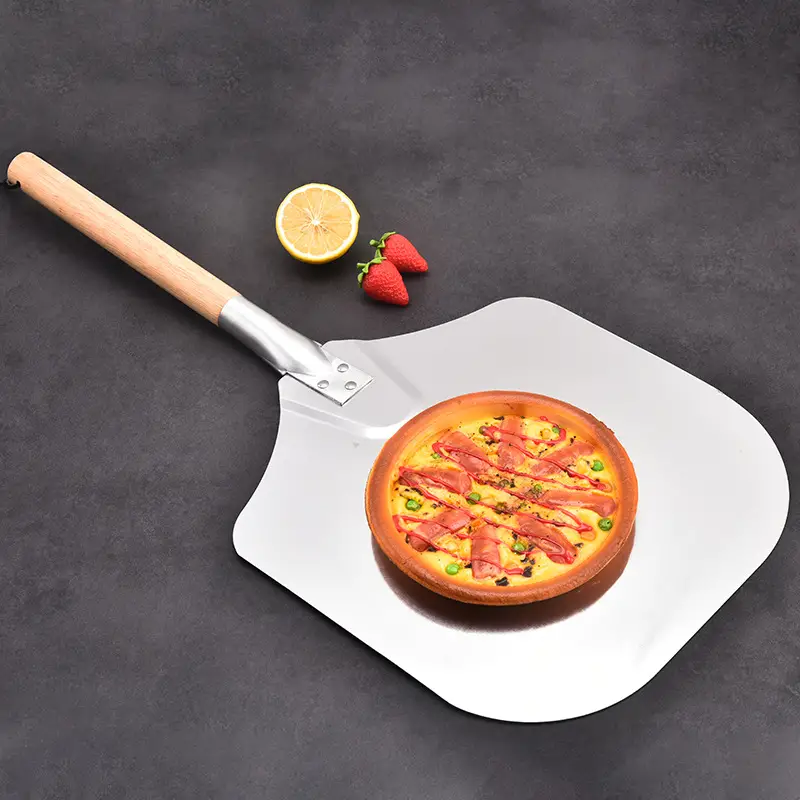 1 Pezzo Pala Pizza In Alluminio Manico Lungo In Legno - Temu Switzerland