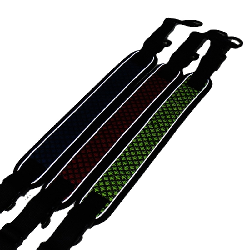 Adjustable Breathable Dog Collar Mesh Stripes Comfortable