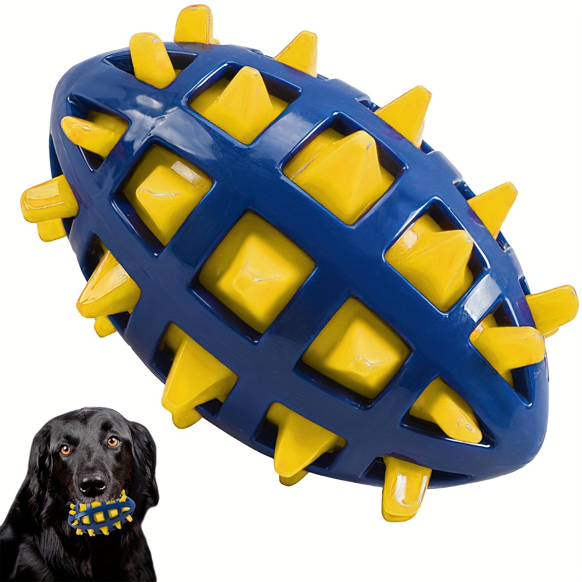 Indestructible Dog Chew Toy Interactive Ball For Aggressive - Temu