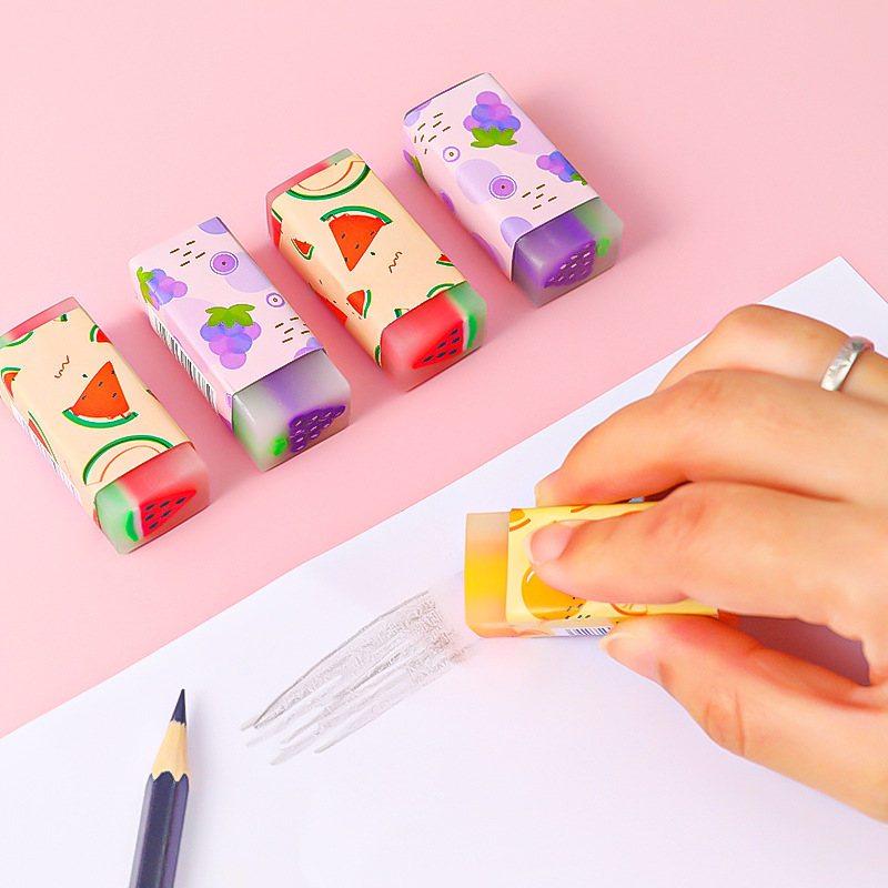 30 Pcs Cute Rubber Erasers, Colored Kawaii Erasers, Pencil Eraser