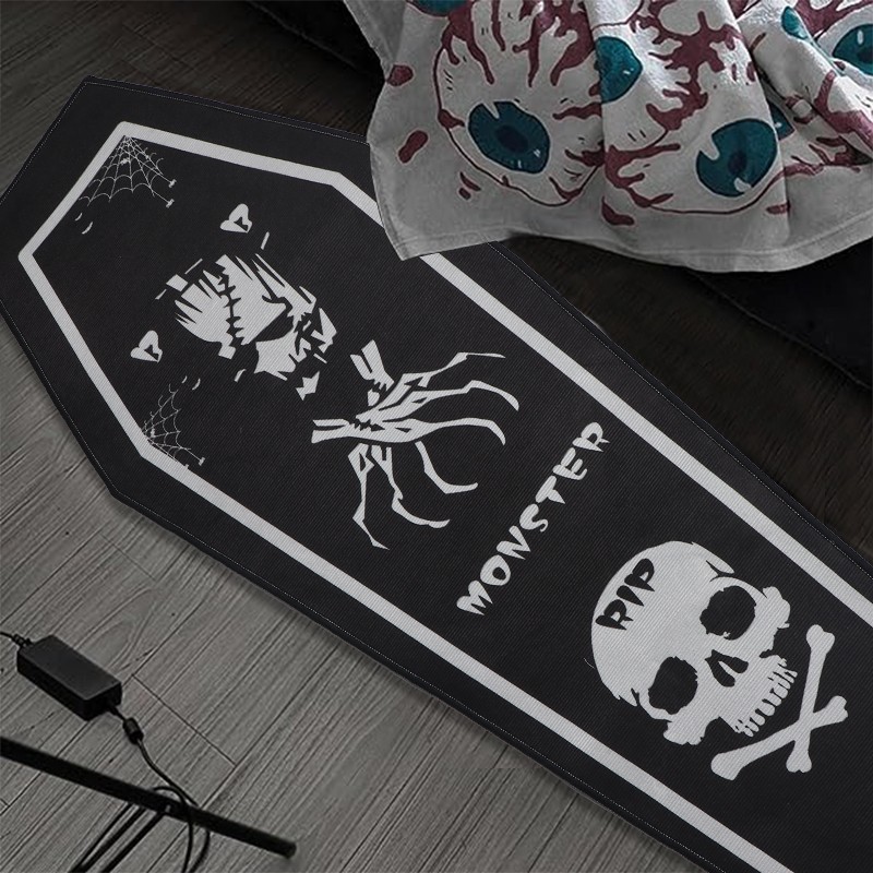 Halloween Bathroom Floor Mat Soft Non slip Bath Rug Machine Washable Welcome Mat