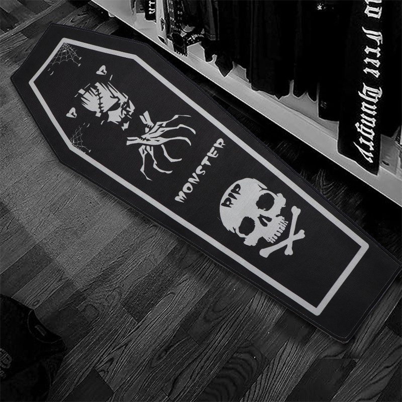 Halloween Bathroom Floor Mat Soft Non slip Bath Rug Machine Washable Welcome Mat