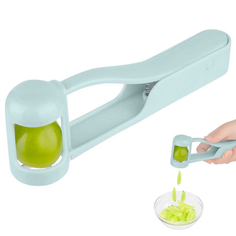 Grape Cutter Grape Slicer for Toddlers Baby, Grape Cherry Tomato Strawberry Cutter Quarter Slicer Tool for Vegetable Fruit Salad Cake Decoration