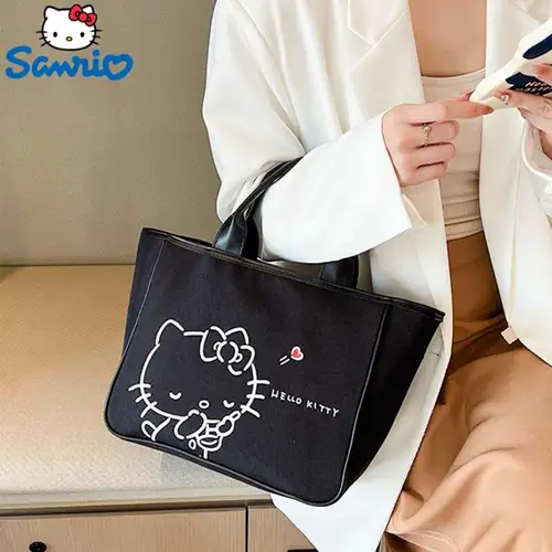 Sanrio Hello Kitty Bag Pink Leopard Print Backpack New School Bag Large  Capacity Girls Women Fashion Bag Korean Aesthetic Style