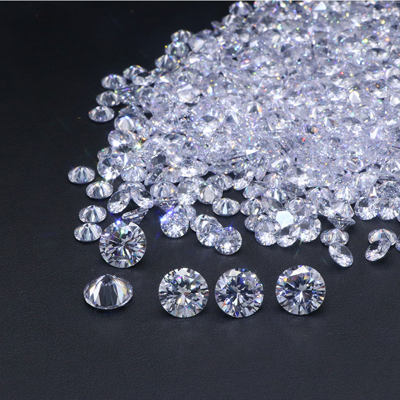 200pcs Fake Diamonds Diy Artificial Transparent White Loose Diamonds Gems  For Men Women Jewelry Crafrt Decoration Gift