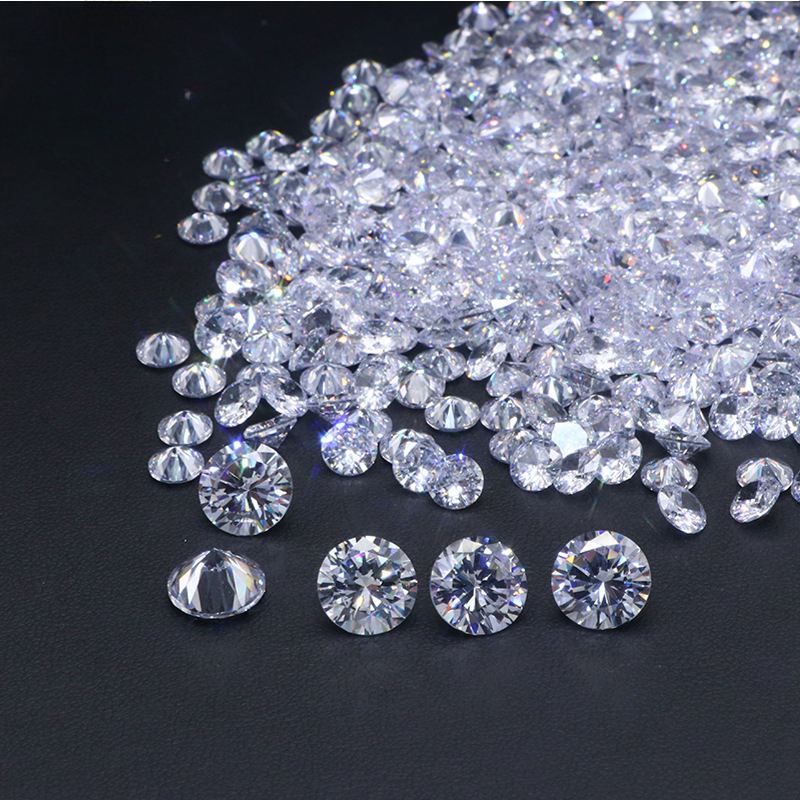 

100pcs White Small Round Imitation Zircon For Making Diy Jewelry