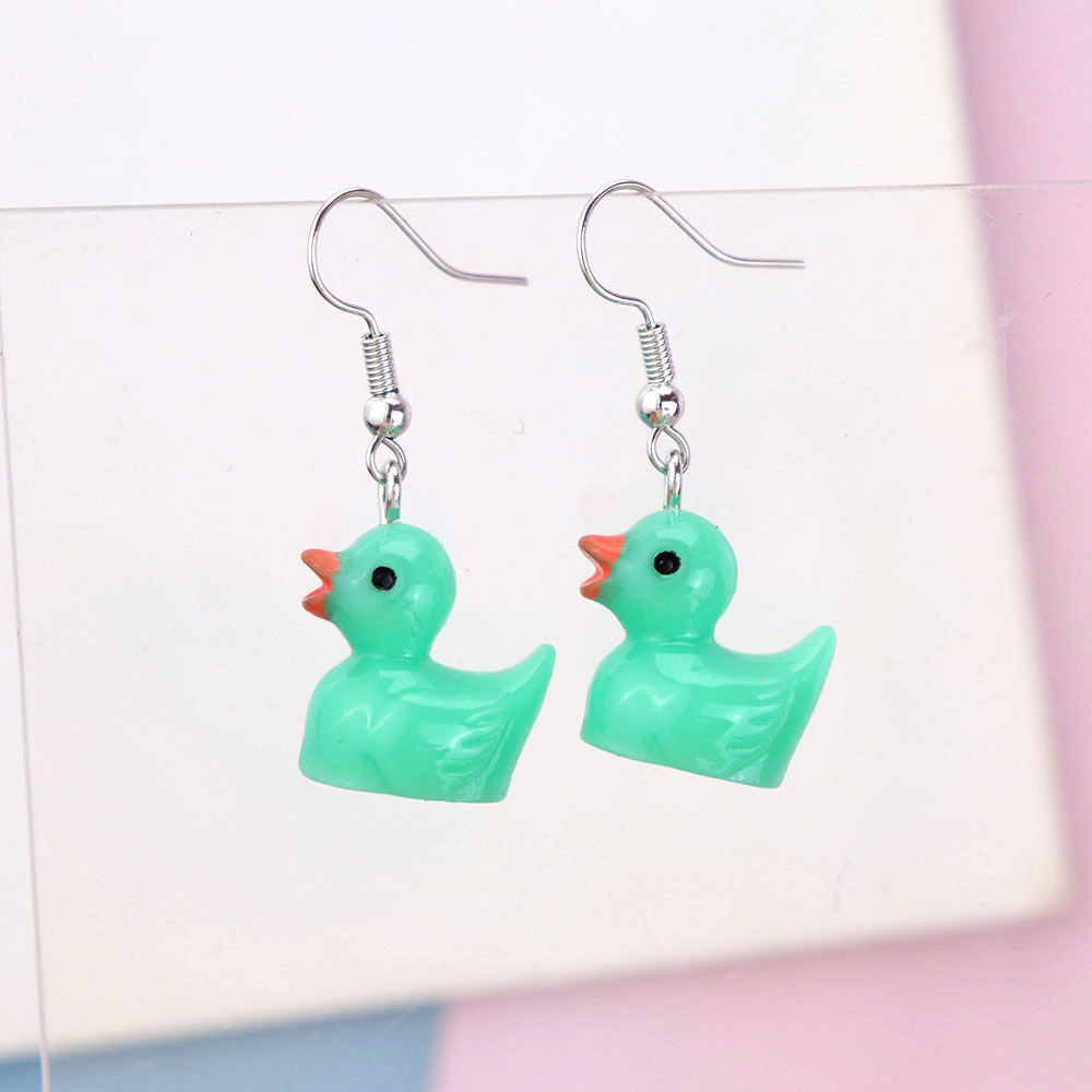 Funny Yellow Rubber Duck Earrings for Women Teen Girls Creative  Personalized Cartoon Resin Ducky Cute Colorful Animal Unique Dangle Drop  Earrings for