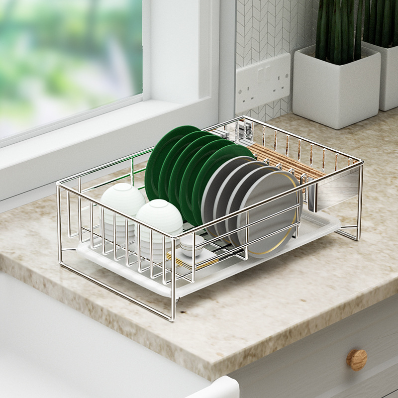 Stylish And Space saving Kitchen Storage Rack With Drainage - Temu