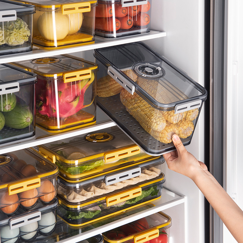 Refrigerator Storage Box Crisper Box Food Grade Large Capacity