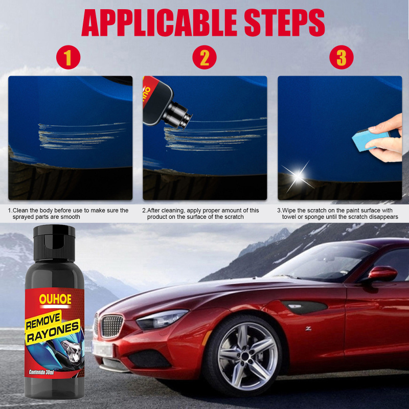 SCRATCH REMOVER Formula for Car Automobile Motorcycle Polishing