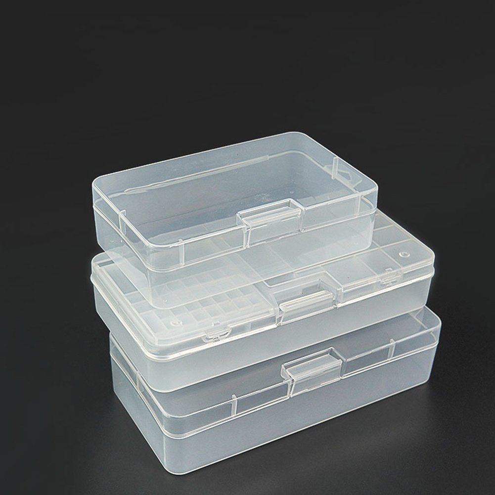 1pc Caja Almacenamiento Plástico Transparente Rectangular - Temu