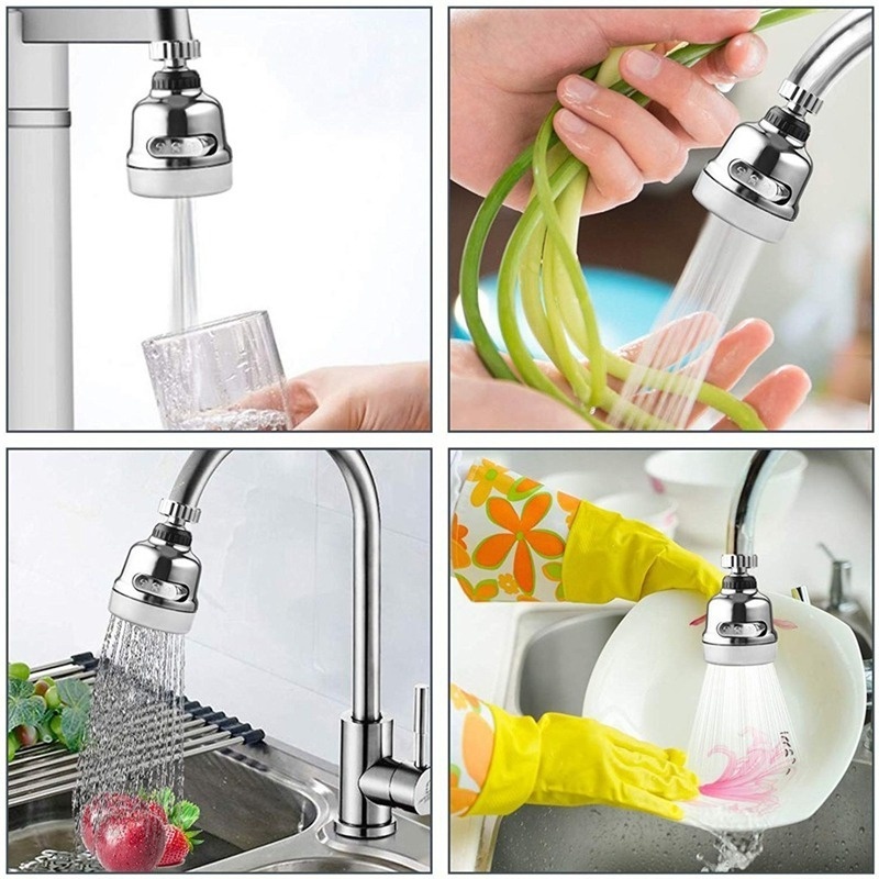 Water Filter Nozzle Kitchen Sink Faucet Aerator Splash Proof Sprayer Head  Shower