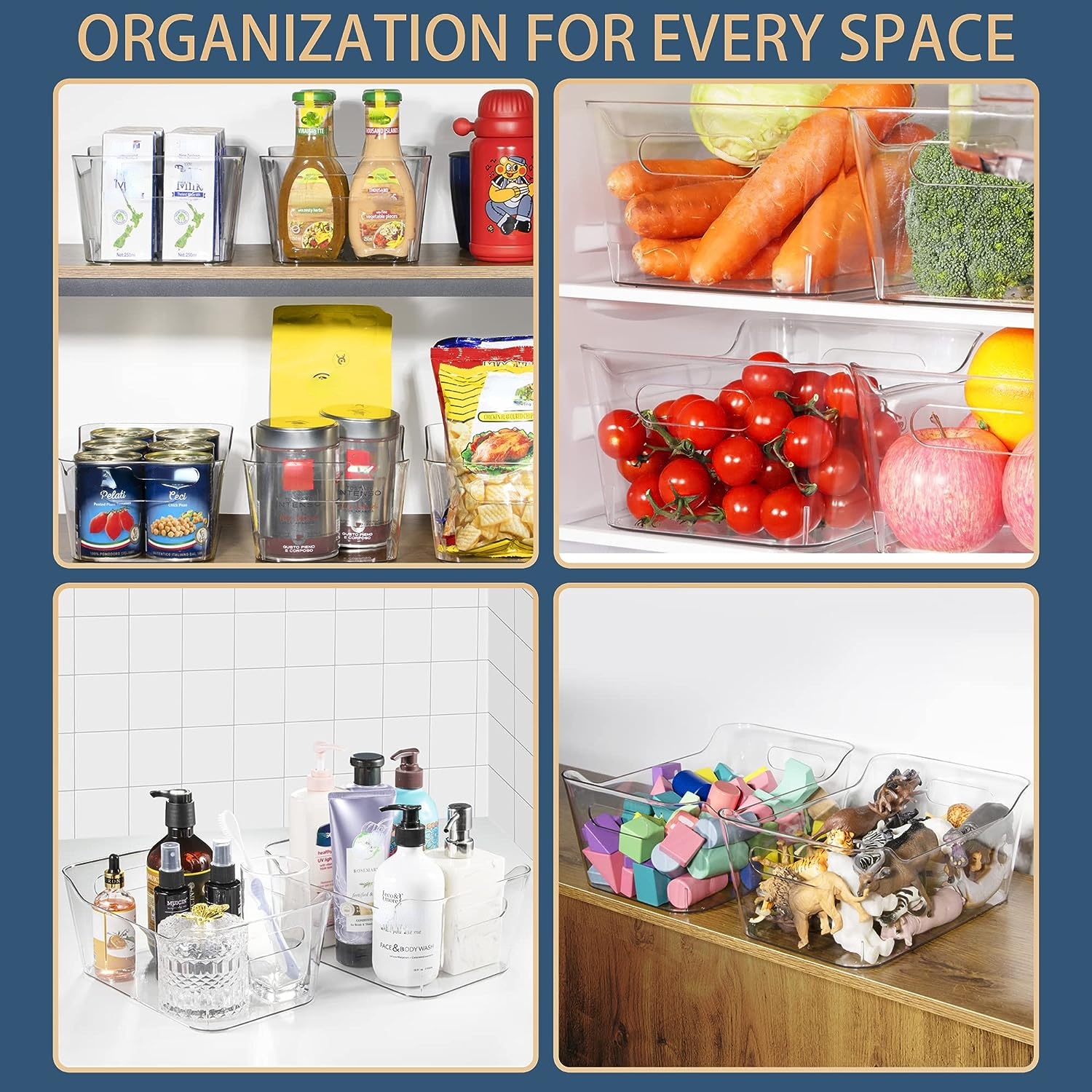 My favorite inexpensive organizing containers · The Glitzy Pear