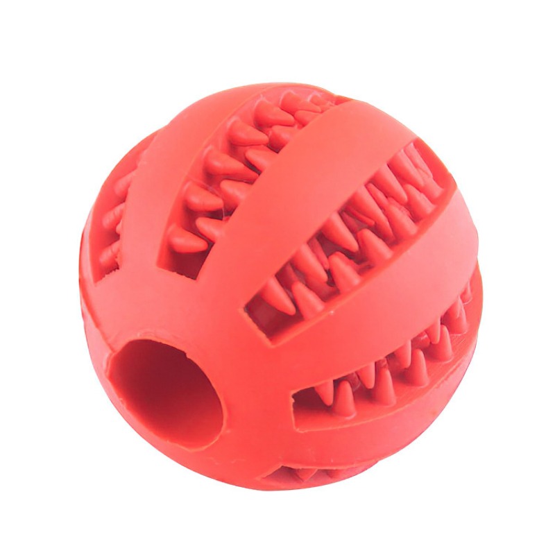 JANDEL Pet Chew Ball Safe Rubber Puppy Toy,Dog Treat Toy Ball, Dog Tooth  Cleaning Toy, Interactive Dog Toys,Indestructible Medium and Large Dog Toys  Balls, Herding Ball for Dogs Durable 