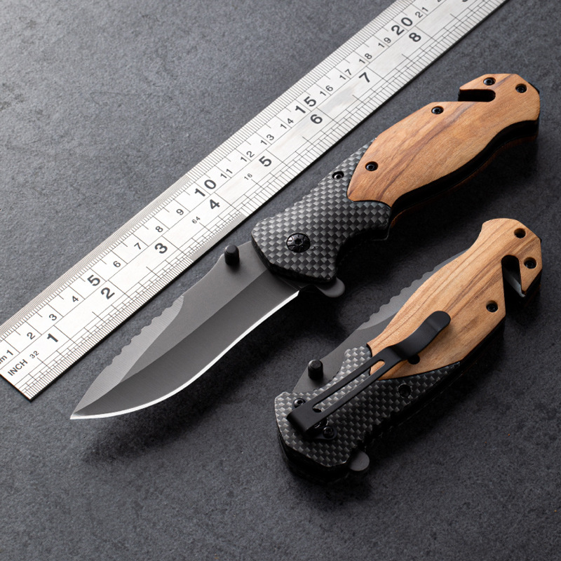 Mini Cuchillo Plegable Portátil Herramienta Autodefensa - Temu