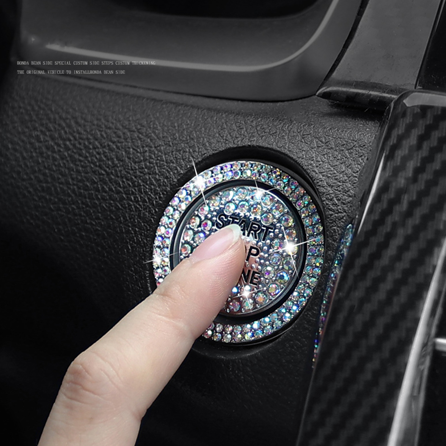 Car Styling Steering Wheel Logo Emblems Ring Decoration Sticker