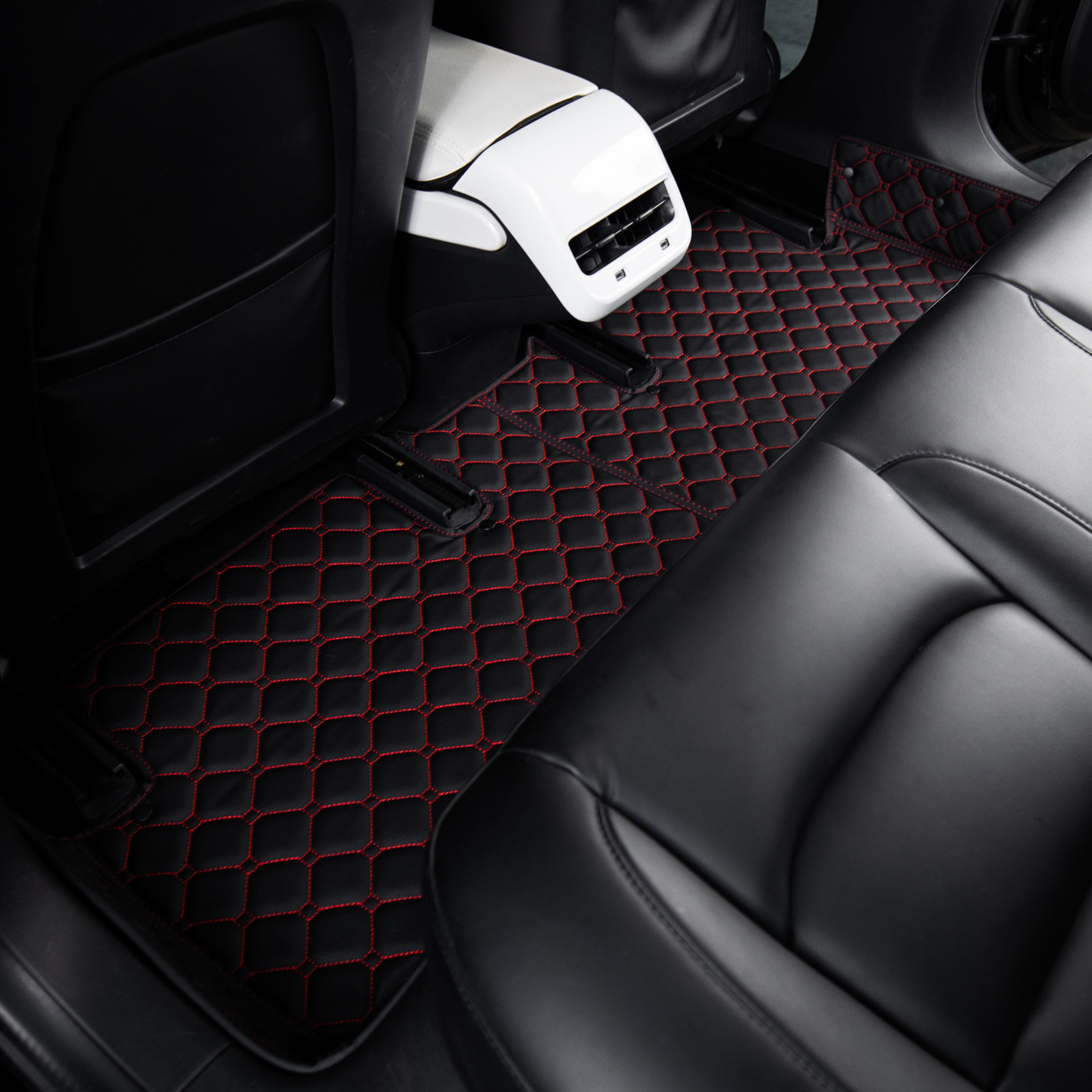  Auto Mall Alfombrillas para maletero para todas las estaciones,  compatibles con Ford Explorer XLT 3D láser de cobertura completa,  alfombrilla de carga trasera impermeable para mascotas (negro) : Automotriz