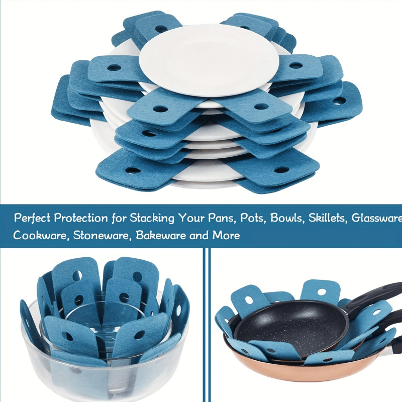 Pot And Pot Protectors, Pot Dividers, Stacked Pot Protectors, And Pot  Dividers Are Used To Protect And Separate Pots And Pans - Temu