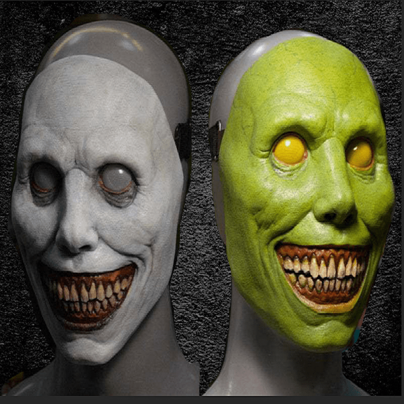 Máscara de payaso malvado aterrador para asesino Jack en caja, máscara de  cosplay, disfraz de terror, accesorio de Halloween para adultos