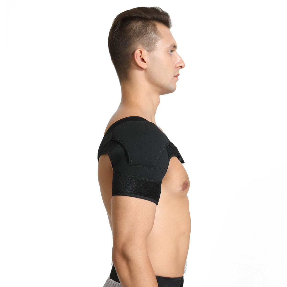 Adjustable Double Shoulder Brace Nylon SBR Double Bandage Cross